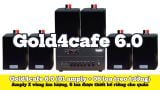 [Diện tích 100m2 + 2 Kênh] Gold4cafe 6.0 (01 amply + 06 loa treo tường), Amply 2 vùng âm lượng, loa được thiết kế riêng cho quán, bật lớn không tạp âm, bảo hành dài hạn 5 năm.