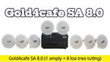 Loa âm trần thông báo phát nhạc nền tự động SA8.0 (amply 384w + 8 loa âm trần 15w), loa được thiết kế riêng cho quán, bật lớn không tạp âm, bảo hành dài hạn 12 tháng