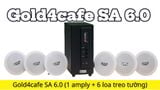 Bộ loa âm trần thông báo phát nhạc nền tự động cao cấp SA6.0 (amply 156w + 6 loa âm trần 15w), loa được thiết kế riêng cho quán, bật lớn không tạp âm, bảo hành dài hạn 12 tháng