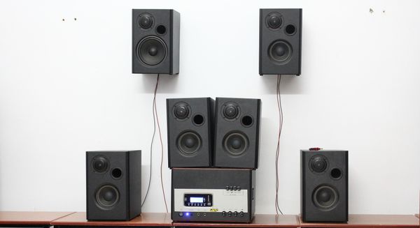 Trọn Gói Hệ Thống Loa Cafe 200m2 ( 1 Âm Ly 500W + 6 Loa Vệ Tinh 30W )