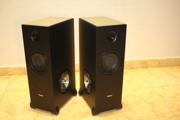 Loa cafe, Loa nhà hàng: Dàn Gold Hifi Âm ly rời 200w (Bluetooth) + 2 Loa Cây V200