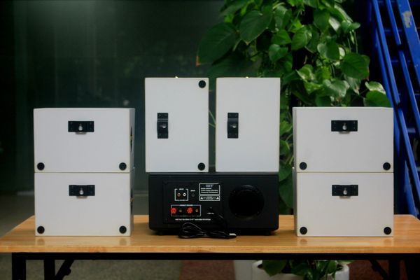 [Diện tích 120m2 + 2 Kênh] A907PU-2K Goldsound 2 vùng âm lượng 900w + 6 loa Goldsound ngoài trời V50NT-PU 50w, loa được thiết kế riêng cho quán, bật lớn không tạp âm, miễn phí công lắp đặt, bảo hành 12 tháng