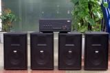 [Diện tích 160m2 + 04 Kênh] A917PU-4K Goldsound 4 vùng âm lượng 1500w + 4 loa Goldsound V258PU, Amply 4 - 6 vùng âm lượng, loa được thiết kế riêng cho quán, bật lớn không tạp âm, miễn phí công lắp đặt, bảo hành dài hạn 5 năm.
