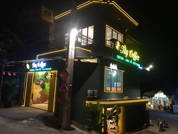 Loa cafe Goldsound lắp đặt âm thanh cho Tây Coffee, Mê Linh, Hà Nội