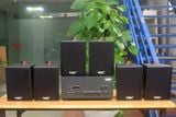 [Diện tích 120m2 + 2 Kênh] A907PU-2K Goldsound 2 vùng âm lượng 900w + 6 loa Goldsound V25C, loa được thiết kế riêng cho quán, bật lớn không tạp âm, miễn phí công lắp đặt, bảo hành dài hạn 5 năm