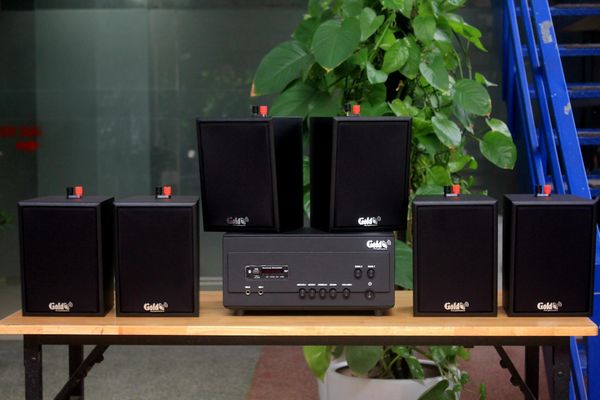 [Diện tích 120m2 + 2 Kênh] A907PU_SG-2K Goldsound 2 vùng âm lượng 900w + 6 loa Goldsound V25C_SG, loa được thiết kế riêng cho quán, bật lớn không tạp âm, miễn phí công lắp đặt, bảo hành dài hạn 5 năm