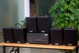 [Diện tích 120m2 + 2 Kênh] A907PU-2K Goldsound 2 vùng âm lượng 900w + 6 loa Goldsound V25C, loa được thiết kế riêng cho quán, bật lớn không tạp âm, miễn phí công lắp đặt, bảo hành dài hạn 5 năm