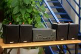 [Diện tích 80m2 + 2 Kênh] A907PU-2K Goldsound 2 vùng âm lượng 900w + 4 loa Goldsound V25C, loa được thiết kế riêng cho quán, bật lớn không tạp âm, miễn phí công lắp đặt, bảo hành dài hạn 5 năm.