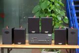 [Diện tích 120m2 + 2 Kênh] A907PU_SG-2K Goldsound 2 vùng âm lượng 900w + 6 loa Goldsound V25C_SG, loa được thiết kế riêng cho quán, bật lớn không tạp âm, miễn phí công lắp đặt, bảo hành dài hạn 5 năm