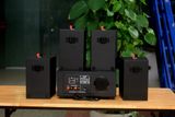 [Diện tích 80m2 + 2 Kênh] A907PU-2K Goldsound 2 vùng âm lượng 900w + 4 loa Goldsound V25C, loa được thiết kế riêng cho quán, bật lớn không tạp âm, miễn phí công lắp đặt, bảo hành dài hạn 5 năm.