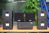 [Diện tích 120m2 + 02 Kênh] Amply A907PU_DA-2K Goldsound 2 vùng âm lượng 900w + 6 loa Goldsound V23DA-23w, loa được thiết kế riêng cho quán, bật lớn không tạp âm, miễn phí công lắp đặt, bảo hành dài hạn 5 năm.