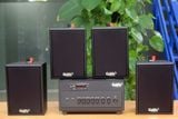 [Diện tích 80m2 + 2 Kênh] A384PU_TH-2K Goldsound 2 vùng âm lượng 380w + 4 loa Goldsound V25C_TH, loa được thiết kế riêng cho quán, bật lớn không tạp âm, miễn phí công lắp đặt, bảo hành dài hạn 5 năm.