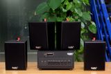 [Diện tích 80m2 + 2 Kênh] A384PU-2K Goldsound 2 vùng âm lượng 380w + 4 loa Goldsound V25C, loa được thiết kế riêng cho quán, bật lớn không tạp âm, miễn phí công lắp đặt, bảo hành dài hạn 5 năm.