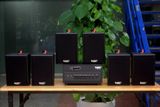 [Diện tích 120m2 + 2 Kênh] A384PU-2K Goldsound 2 vùng âm lượng 380w + 6 loa Goldsound V25C, loa được thiết kế riêng cho quán, bật lớn không tạp âm, miễn phí công lắp đặt, bảo hành dài hạn 5 năm.