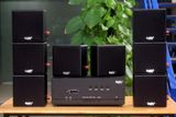 [Diện tích 160m2 + 04 Kênh] A384PU_TH-4K Goldsound 4 vùng âm lượng 800w + 8 loa Goldsound V23TH, Amply 4 - 6 vùng âm lượng, loa được thiết kế riêng cho quán, bật lớn không tạp âm, miễn phí công lắp đặt, bảo hành dài hạn 5 năm.