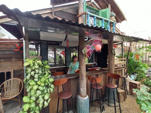 Loa cho quán cafe Goldsound lắp đặt âm thanh cho Quán Nước Len Keng, Quận 3, HCM