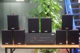 [Diện tích 160m2 + 4 Kênh] A384PU_TH-4K Goldsound 4 vùng âm lượng 800w + 8 loa Goldsound V25C_TH, Amply 4 - 6 vùng âm lượng, loa được thiết kế riêng cho quán, bật lớn không tạp âm, miễn phí công lắp đặt, bảo hành dài hạn 5 năm.