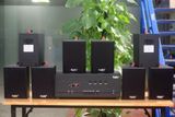 [Diện tích 160m2 + 4 Kênh] A384PU-4K Goldsound 4 vùng âm lượng 800w + 8 loa Goldsound V25C, Amply 4 - 6 vùng âm lượng, loa được thiết kế riêng cho quán, bật lớn không tạp âm, miễn phí công lắp đặt, bảo hành dài hạn 5 năm.