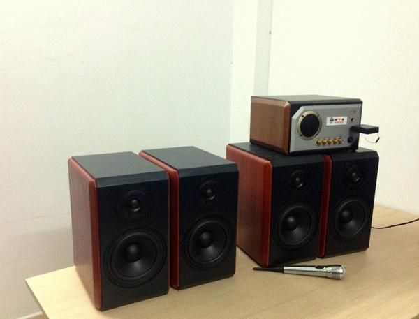 Loa vệ tinh Gold2Project mic không dây - Thiết bị Trợ Giảng - Loa vệ tinh trợ giảng cho phòng học, giảng đường 2