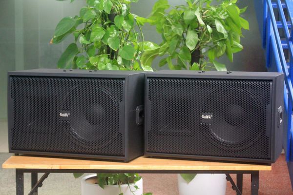 Loa Karaoke V258PU_SG - KA Goldsound (số lượng 1 loa), công suất 400w, loa bass 30 cm, treble kèn, kích thước rộng 60 cm, cao 40 cm, sâu 36 cm, phủ da cao cấp, bảo hành dài hạn 5 năm.