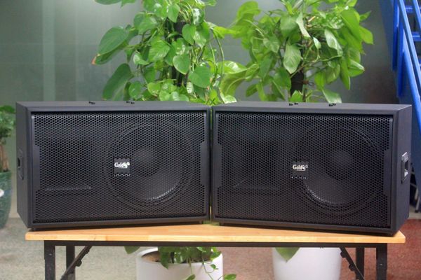 Loa Karaoke V258PU_SG - KA Goldsound (số lượng 1 loa), công suất 400w, loa bass 30 cm, treble kèn, kích thước rộng 60 cm, cao 40 cm, sâu 36 cm, phủ da cao cấp, bảo hành dài hạn 5 năm.