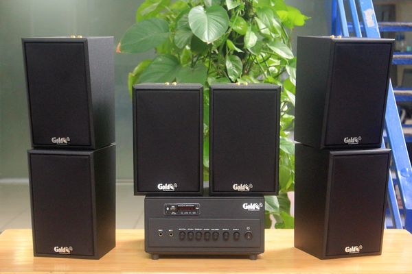 [Diện tích 120m2 + 02 Kênh] Amply A384PU_DA-2K Goldsound 2 vùng âm lượng 380w + 6 loa Goldsound V40C_DA - 40w, loa được thiết kế riêng cho quán, bật lớn không tạp âm, miễn phí công lắp đặt, bảo hành dài hạn 5 năm