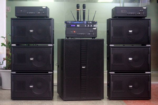 Dàn Karaoke kinh doanh K130 Goldsound (Loa V258PU-KA, Cục đẩy A958PU-2K, A957PU-1K, JBL KX180, Micro SLS S800,...)