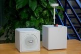 THANH LÝ Dàn loa thả trần (treo trần) cho quán [Amply 380w + 4 loa thả trần 55w Goldsound] - BH 6 tháng