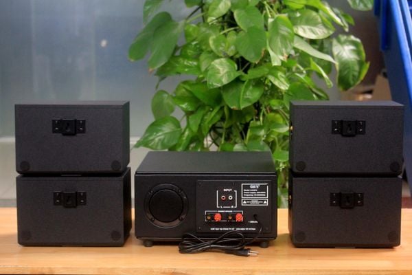 [Diện tích 80m2] A154PU Goldsound 150w + 4 loa Goldsound ngoài trời V101-NT - 15w, loa được thiết kế riêng cho quán, bật lớn không tạp âm, không bao gồm công lắp đặt, bảo hành 12 tháng