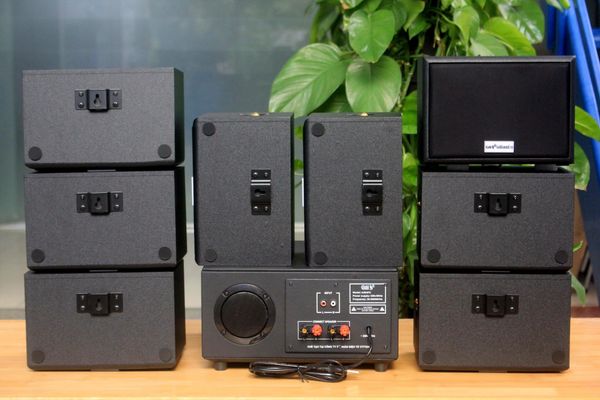 [Diện tích 160m2] A384PU-2K Goldsound 380w + 8 loa Goldsound ngoài trời V101-NT - 15w, loa được thiết kế riêng cho quán, bật lớn không tạp âm, không bao gồm công lắp đặt, bảo hành 12 tháng