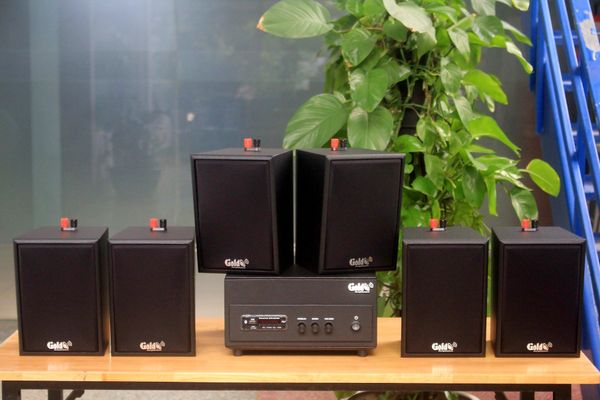 [Diện tích 120m2] A156PU_TH Goldsound 200w + 6 loa Goldsound V25C_TH - 25w, loa được thiết kế riêng cho quán, bật lớn không tạp âm, không bao gồm công lắp đặt, bảo hành 5 năm