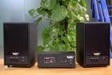 Dàn loa không dây treo tường: 01 amply A57-SG Goldsound + 2 loa không dây Goldsound V57-SG 57w