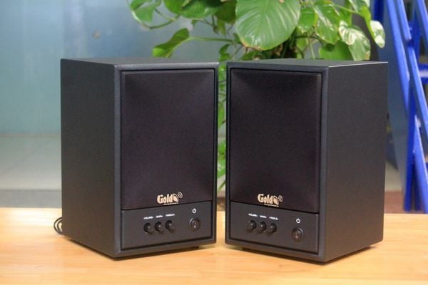 Dàn loa không dây treo tường: 01 amply A57 Goldsound + 2 loa không dây Goldsound V57 - 57w