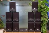 Dàn loa không dây treo tường: 01 amply A57 SG + 10 loa không dây Goldsound V57 SG - 57w