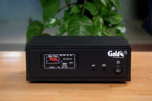 Dàn loa không dây treo tường: 01 amply A57 Goldsound + 8 loa không dây Goldsound V57 - 57w