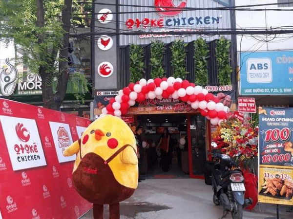 Loa nhà hàng Goldsound lắp đặt âm thanh cho chuỗi cửa hàng Otoké Chicken