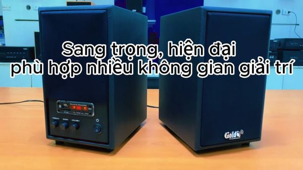 Loa HIFI GS51 Pro 5 - đúng chuẩn HIFI, công suất 120w, Bass 4 inch, treble 2 inch, bluetooth 5.0, cổng rca, khe usb, thiết kế loa thùng gỗ cao 31.5 cm, rộng 17.5 cm, sâu 24 cm.