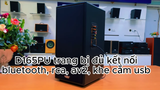 Loa KARAOKE D165PU, công suất 165w, bass 20 cm, treble 10 cm, bluetooth 5.0, cổng cắm Micro, cổng rca, khe usb, thiết kế loa thùng gỗ cao 57 cm, rộng 28 cm, sâu 30 cm. Bảo hành 12 tháng