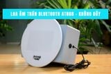 Loa âm trần Bluetooth ATR88 tích hợp âm ly, công suất 50w, bass 4 inch, bluetooth 5.0, cổng rca, khe usb, thiết kế loa thùng gỗ cao 26.5 cm, rộng 18.25 cm, sâu 11.5 cm. Bảo hành 12 tháng