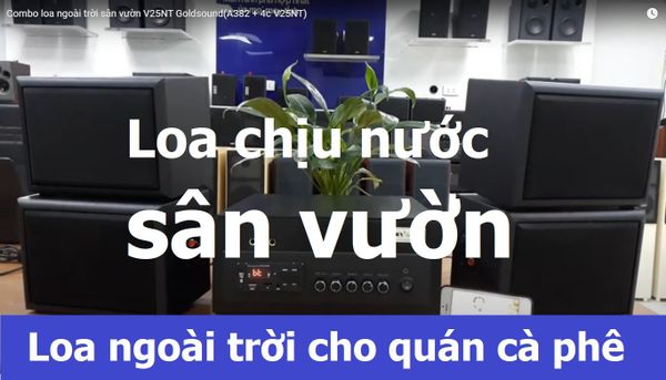 loa cafe sân vườn