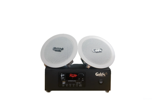 [Diện tích 40m2 + 1 Kênh] Bộ loa âm trần cao cấp S2.0_SG (amply A2.0 + 2 loa âm trần 15w) loa được thiết kế riêng cho quán, bật lớn không tạp âm, bảo hành dài hạn 12 tháng