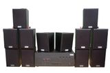 [Diện tích 240m2 + 4 Kênh] A384_TH-4K Goldsound 4 vùng âm lượng 800w + 12 loa Goldsound V25C_TH 25W, Amply 4 - 6 vùng âm lượng, loa được thiết kế riêng cho quán, bật lớn không tạp âm, miễn phí công lắp đặt, bảo hành dài hạn 5 năm.