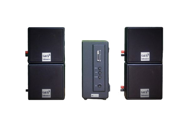 [Diện tích 80m2] AMT156_DA Goldsound 200w + 4 loa Goldsound V23_DA 23w, loa được thiết kế riêng cho quán, bật lớn không tạp âm, miễn phí công lắp đặt, bảo hành dài hạn 5 năm.