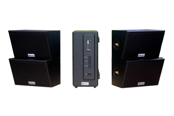 [Diện tích 80m2] AMT156 Goldsound 200w + 4 loa Goldsound ngoài trời V50NT 50w, loa được thiết kế riêng cho quán, bật lớn không tạp âm, miễn phí công lắp đặt, bảo hành 12 tháng