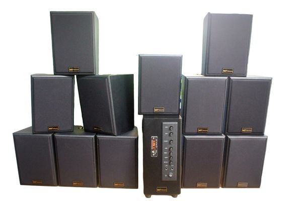 [Diện tích 240m2 + 02 Kênh] A906 Goldsound 2 vùng âm lượng 900w + 12 loa Goldsound V55C 55w, loa được thiết kế riêng cho quán, bật lớn không tạp âm, miễn phí công lắp đặt, bảo hành dài hạn 5 năm.