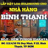Loa Goldsound cho nhà hàng Roji - hẻm fusion izakaya, TP HCM, amply 2 kênh 380w, bluetooth 5.0, loa V24C - 24w, loa được thiết kế riêng cho quán, bật lớn không tạp âm, miễn phí công lắp đặt, bảo hành dài hạn 5 năm