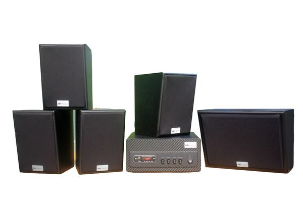 [Diện tích 80m2 + 02 Kênh] A501 Goldsound 500w + 4 loa Goldsound V55C 55w + 1 trầm, loa được thiết kế riêng cho quán, bật lớn không tạp âm, miễn phí công lắp đặt, bảo hành dài hạn 5 năm.