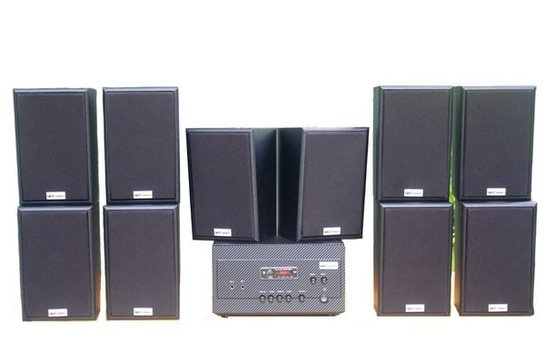 [Diện tích 200m2 + 02 Kênh] A907_TH Goldsound 2 vùng âm lượng 900w + 10 loa Goldsound V40C_TH 40w, loa được thiết kế riêng cho quán, bật lớn không tạp âm, miễn phí công lắp đặt, bảo hành dài hạn 5 năm.