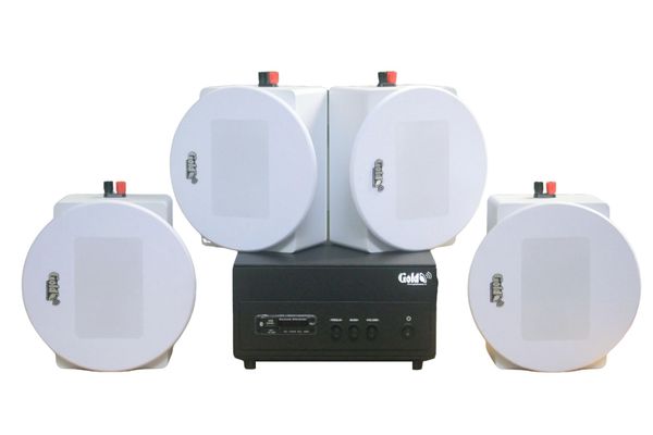 [Diện tích 80m2 + 2 Kênh] A156PU Goldsound 200w + 4 loa âm trần Goldsound VAT38 - 38w, loa được thiết kế riêng cho quán, bật lớn không tạp âm, miễn phí công lắp đặt, bảo hành dài hạn 5 năm.