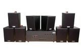 [Diện tích 160m2 + 4 Kênh] A384_DA-4K Goldsound 4 vùng âm lượng 800w + 8 loa Goldsound V25C_DA 25W, Amply 4 - 6 vùng âm lượng, loa được thiết kế riêng cho quán, bật lớn không tạp âm, miễn phí công lắp đặt, bảo hành dài hạn 5 năm.